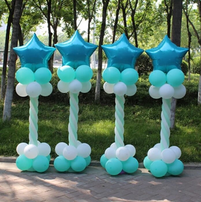Kit De Colonne De Ballons, Tour De Ballons En Plastique, Kit De Tour De